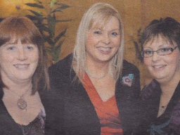 Cassie O Connor  Deirdre Green and Claire Withers